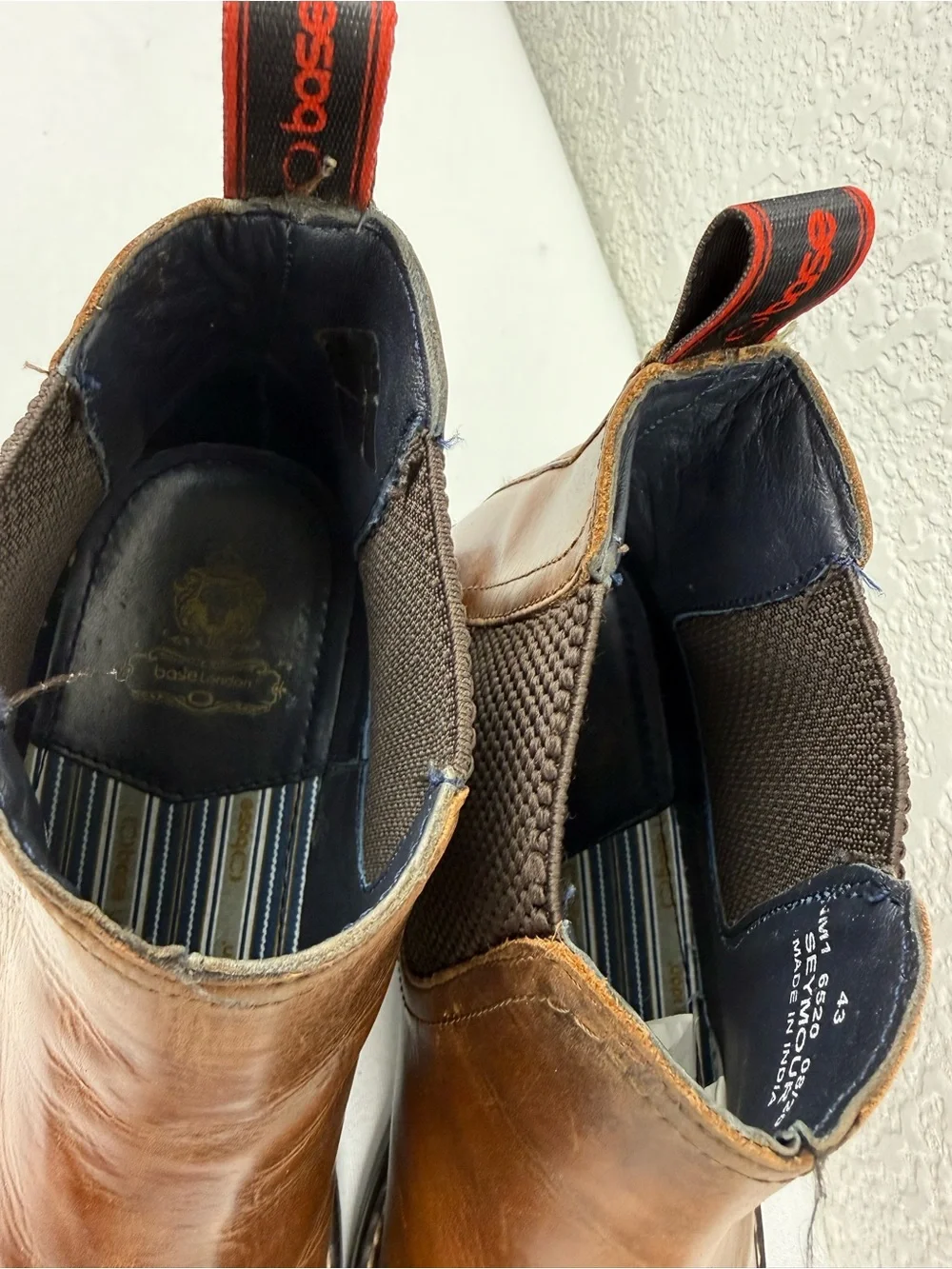 Base London Seymour Brown Leather Chelsea Boots | Men's EU 43 / US 10